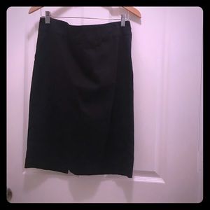 Black pencil skirt